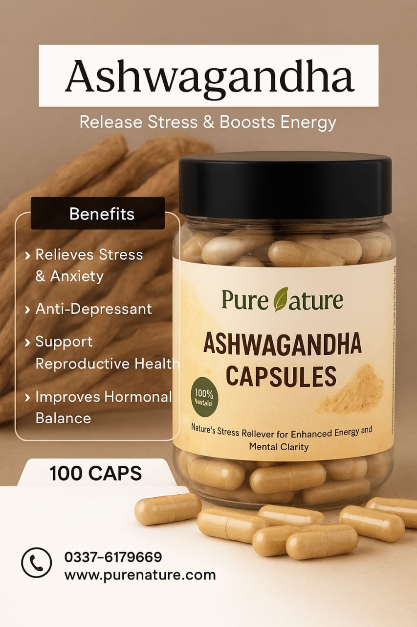 Ashwagandha Caps – 100 – Ancient Herb for Modern Wellness