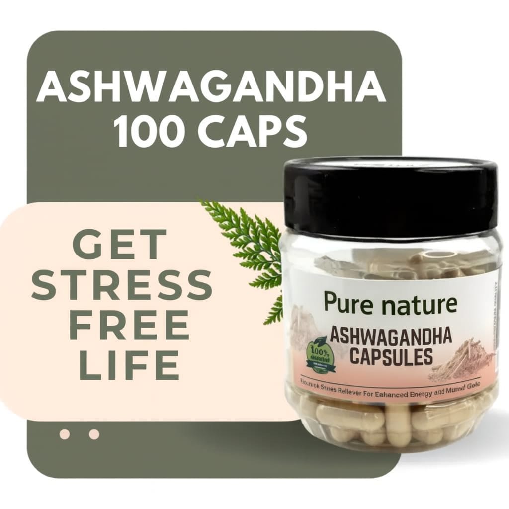 Ashwagandha Caps – 100 – Ancient Herb for Modern Wellness